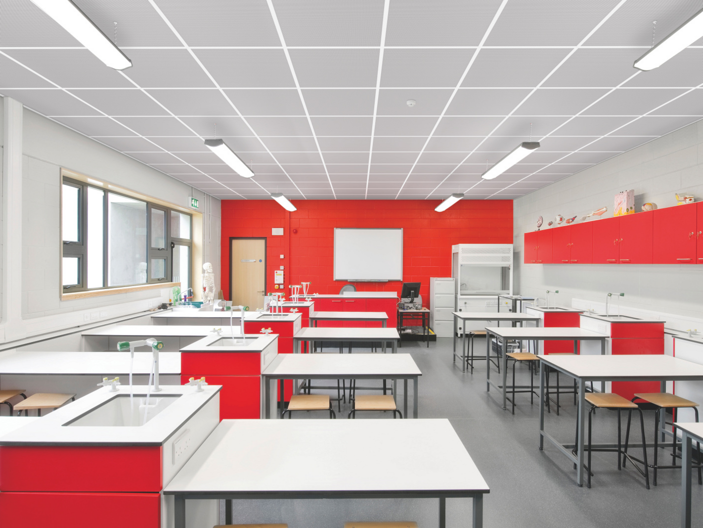 Zehnder_RHC_Lay_In_System_Schule Reference Lay in System Bottom view